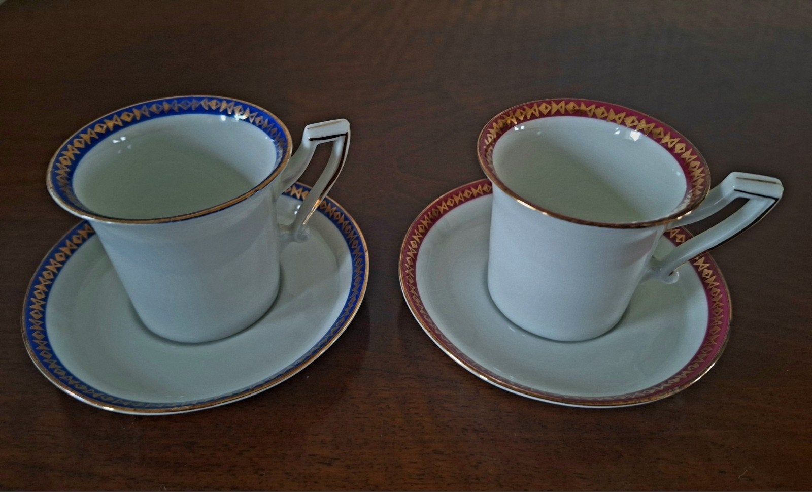 Art déco koffiekopjes 1950, Ophalen of Verzenden