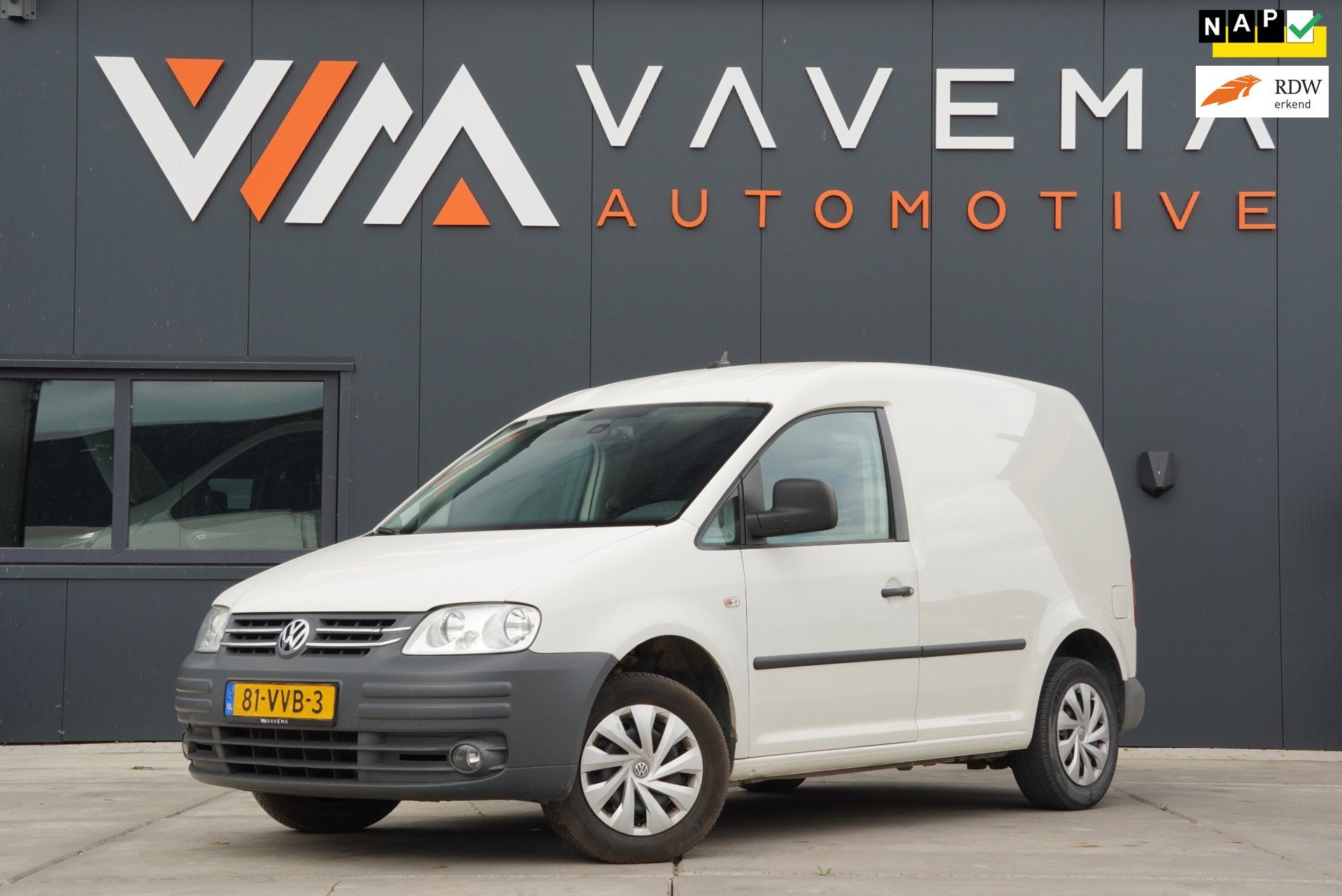 Volkswagen Caddy 1.9 TDI Automaat 2008 Airco MARGE Cruise co, Auto's, Gebruikt, Zwart, 4 cilinders, Volkswagen