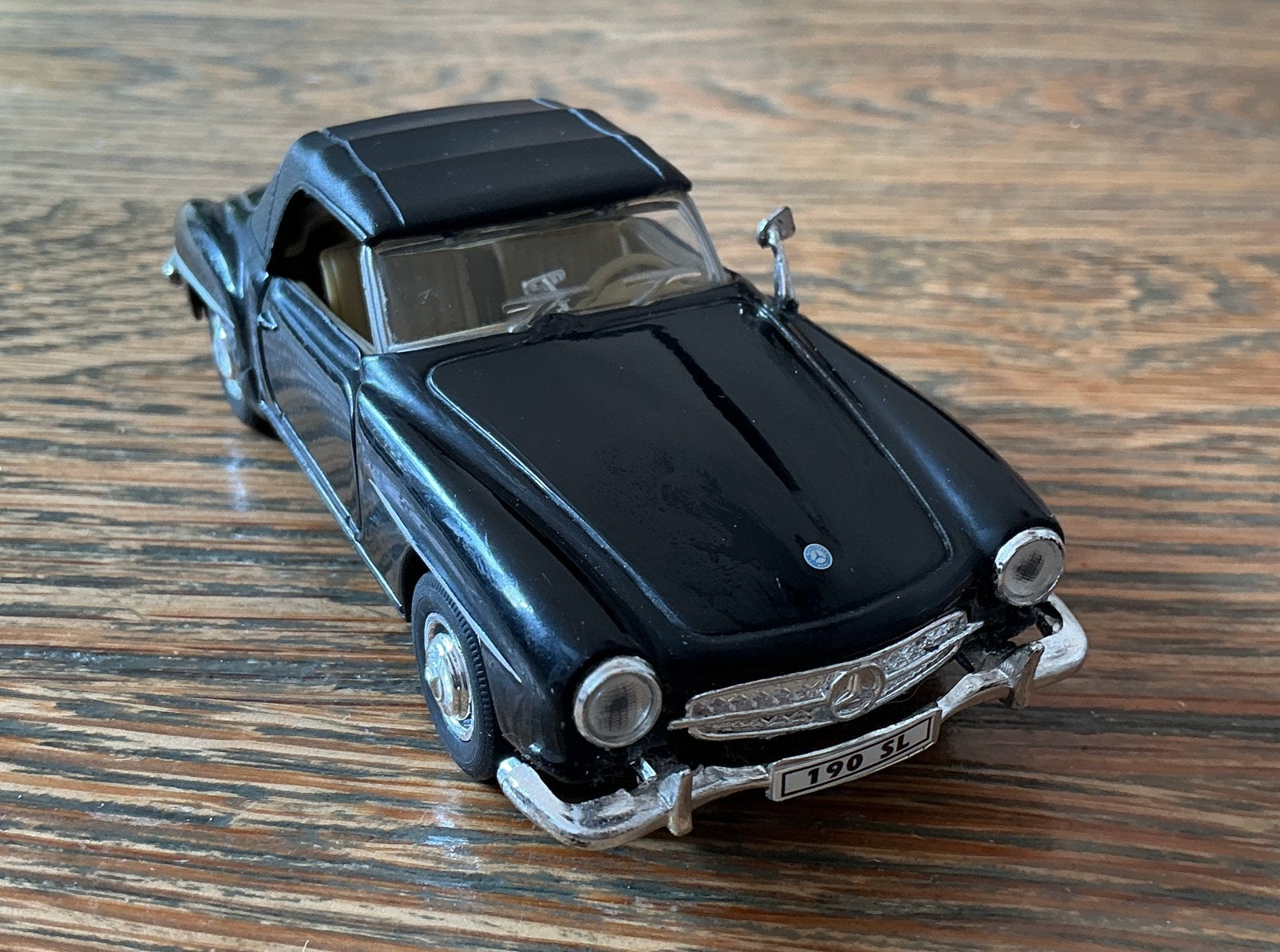 Welly auto Mercedes benz 190 SL met Hardtop dak, Ophalen, Zo goed als nieuw, Auto, Overige merken