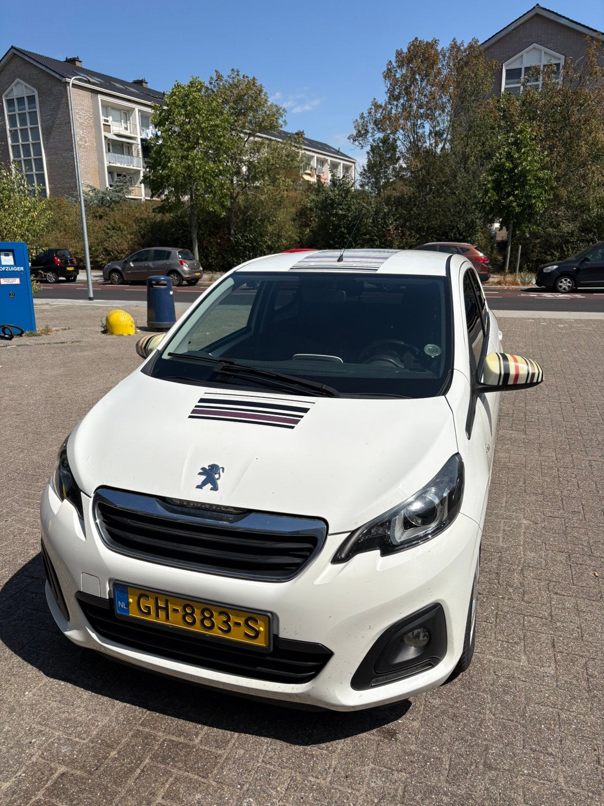 Peugeot 108 1.0 12V E-vti 51KW 5DR 2015 Wit, Voorwielaandrijving, Stof, Elektrische ramen, 4 stoelen