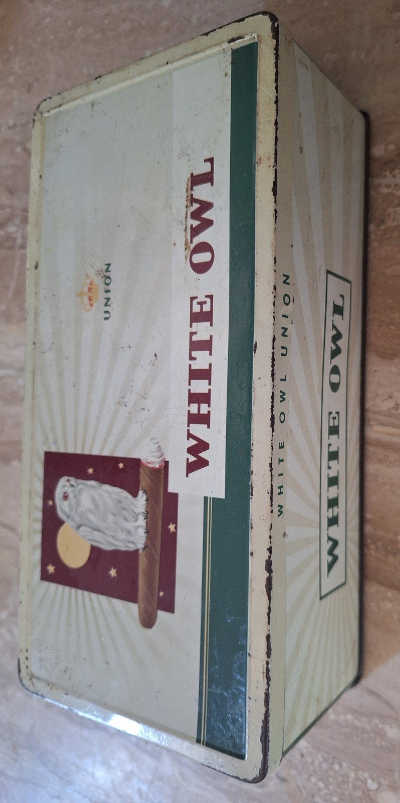 White Owl union sigarenblik., Ophalen of Verzenden