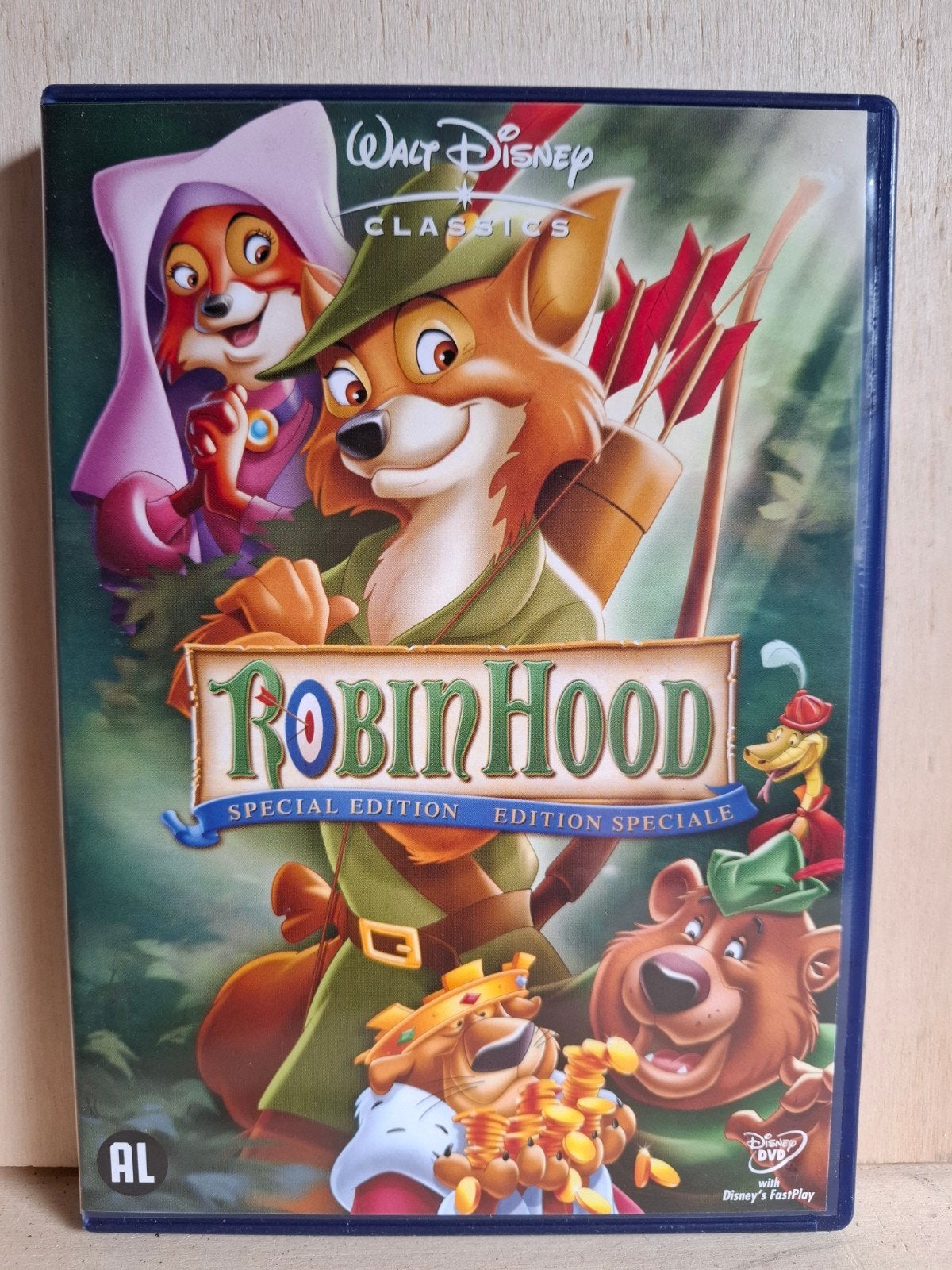Robin Hood - Disney Animatie - Special Edition DVD, Alle leeftijden, Ophalen, Zo goed als nieuw, Amerikaans