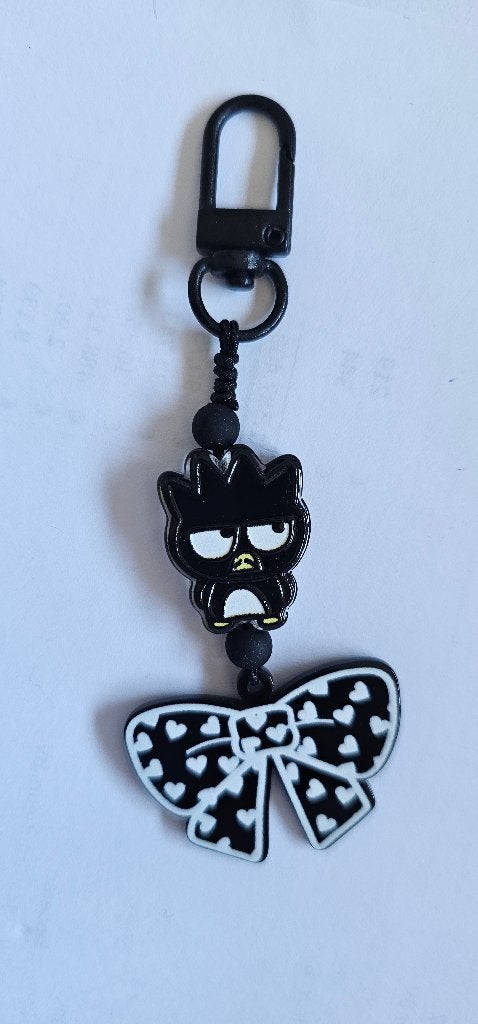 Black Ribbon Badtz-Maru Sanrio Keychain, Ophalen of Verzenden, Nieuw