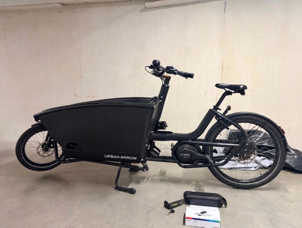 Urban Arrow Family 2025| 545Wh| GARANTIE| 3.000 KM| FACTUUR, 4 kinderen of meer, Elektrisch, Zo goed als nieuw, Schijfrem