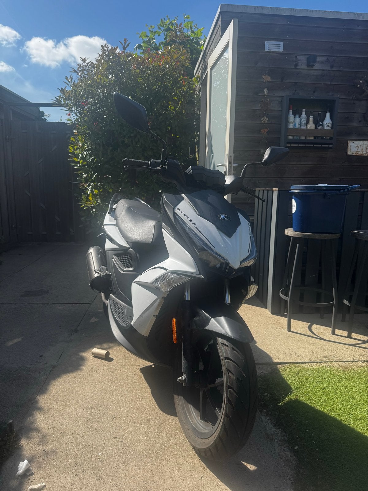 Kymco Super 8 Scooter met helm en slot, Ophalen, Gebruikt, Kymco, Benzine
