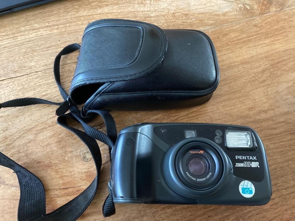 Pentax zoom90-WR camera, Ophalen of Verzenden, Gebruikt, Compact, Pentax