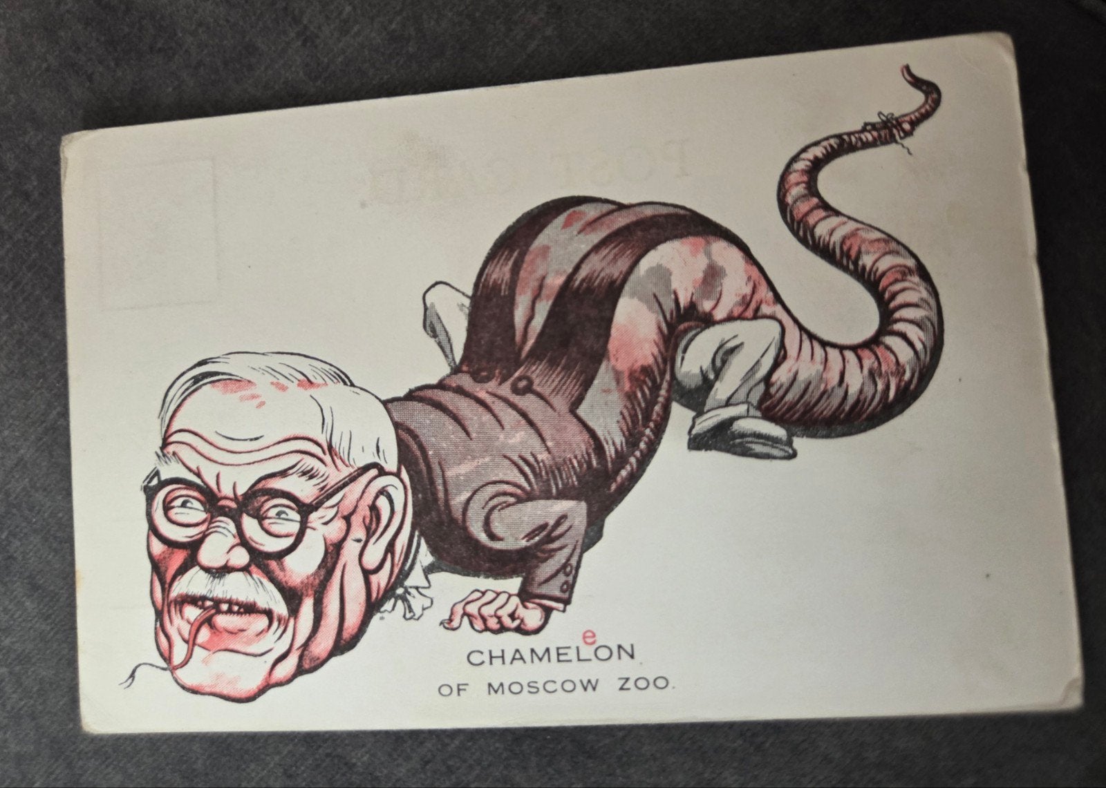 Andrej Vysjinski - Kameleon van de Moskouse Zoo, Verzenden, Voor 1920, Ongelopen, Politiek en Historie