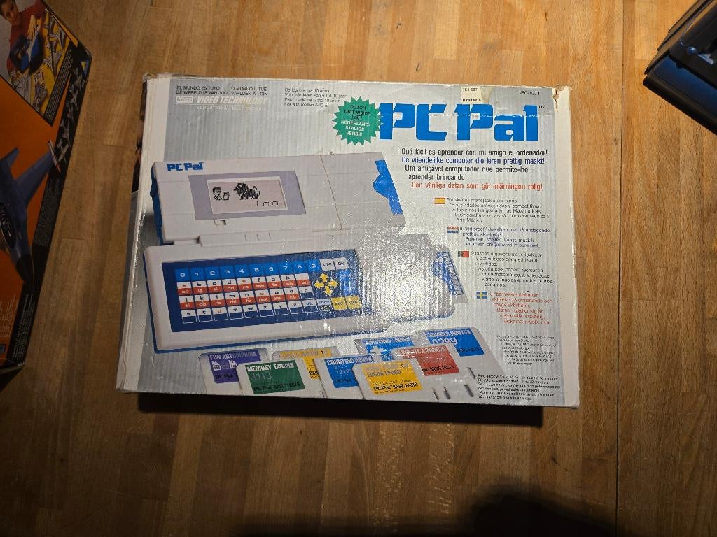 Vintage VTech PC Pal (1989) Compleet in doos met uitbreiding, Computers en Software, Vintage Computers, Ophalen of Verzenden, VTech