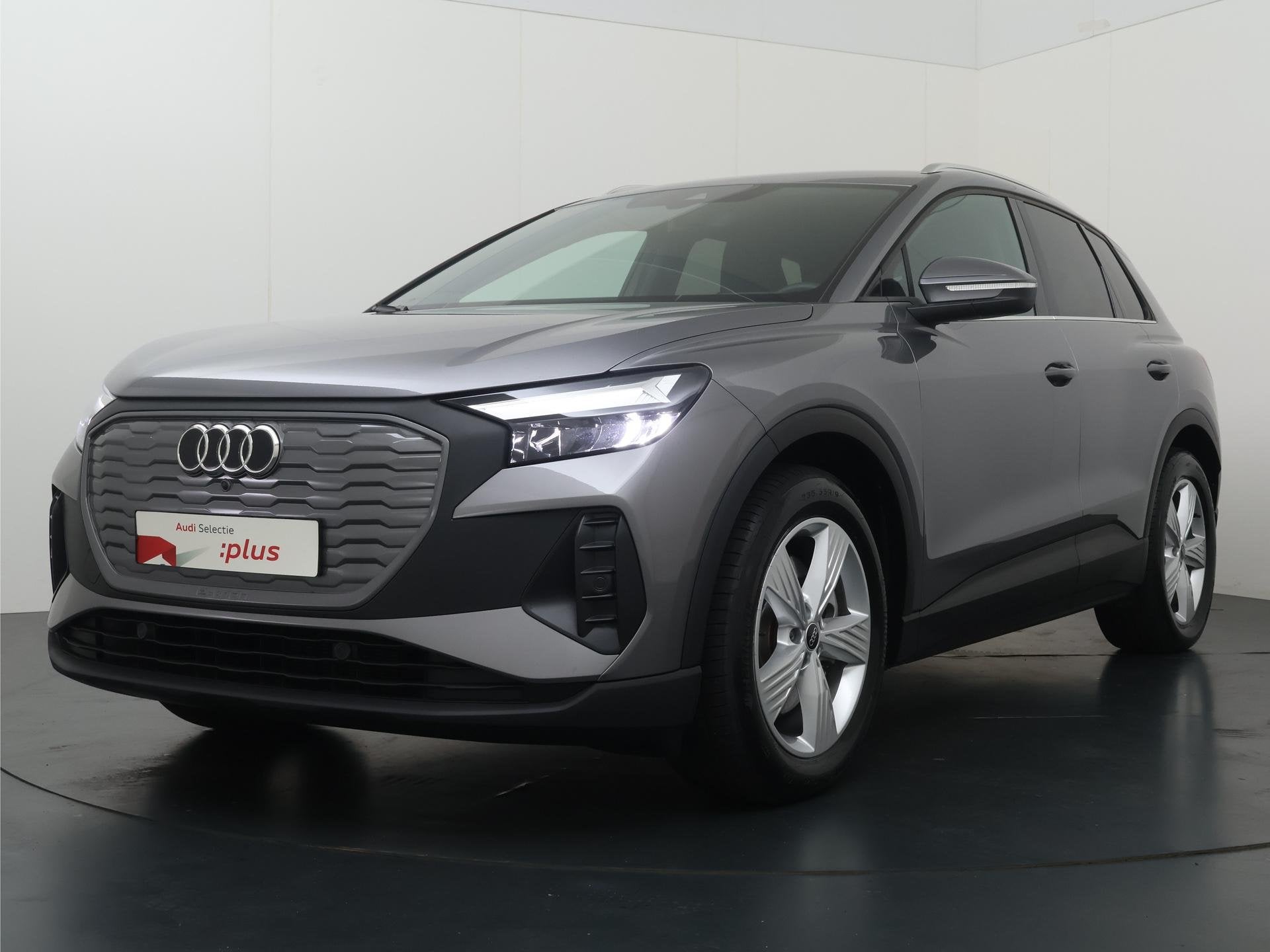 Audi Q4 e-tron 45 Edition 82 kWh | 286 PK | SoH 100% | Warmt, Auto's, Gebruikt, Zwart, 82 kWh, Met garantie (alle)