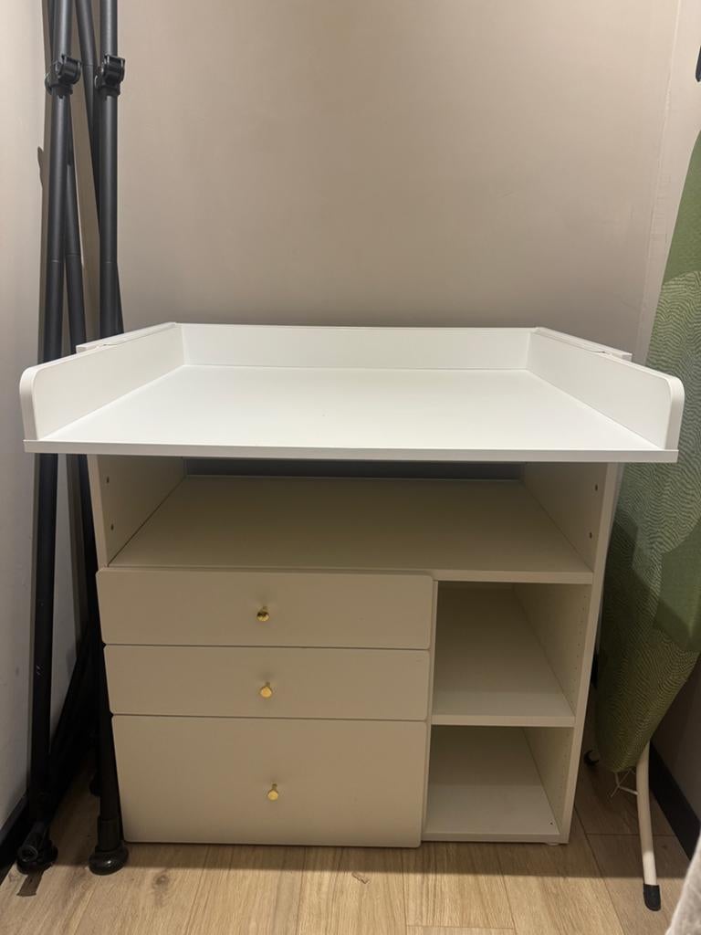 SMÅSTAD Commode ikea wit, 50 tot 70 cm, Ophalen of Verzenden, Zo goed als nieuw, 75 tot 100 cm