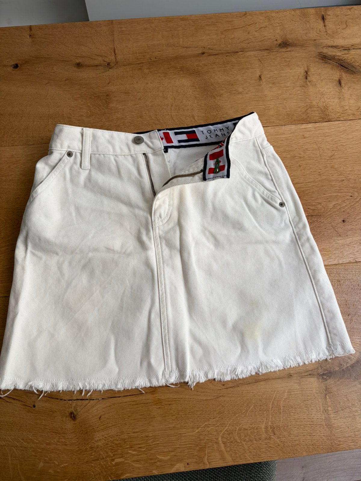 Spijker Rokje Tommy hilfiger, Ophalen of Verzenden, Zo goed als nieuw, Wit, Boven de knie