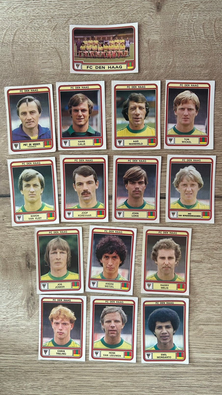 Panini Voetbal 80 plaatjes FC Den Haag 15x, Ophalen of Verzenden, Zo goed als nieuw