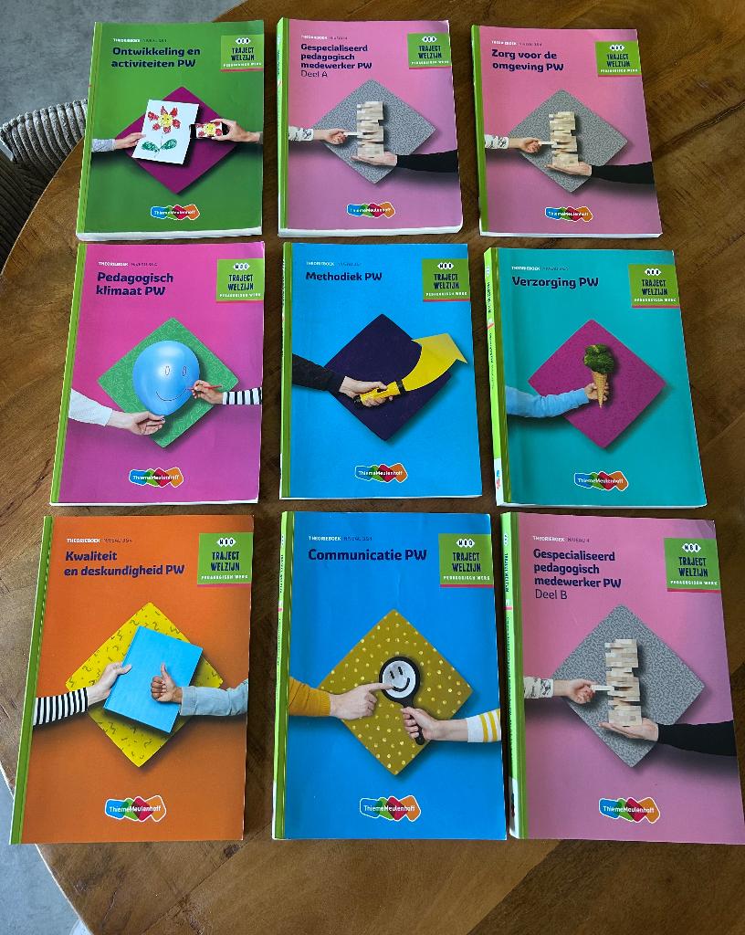 Theorieboeken (gespecialiseerd) pedagogisch medewerker, ThiemeMeulenhoff, MBO, Alpha, Ophalen
