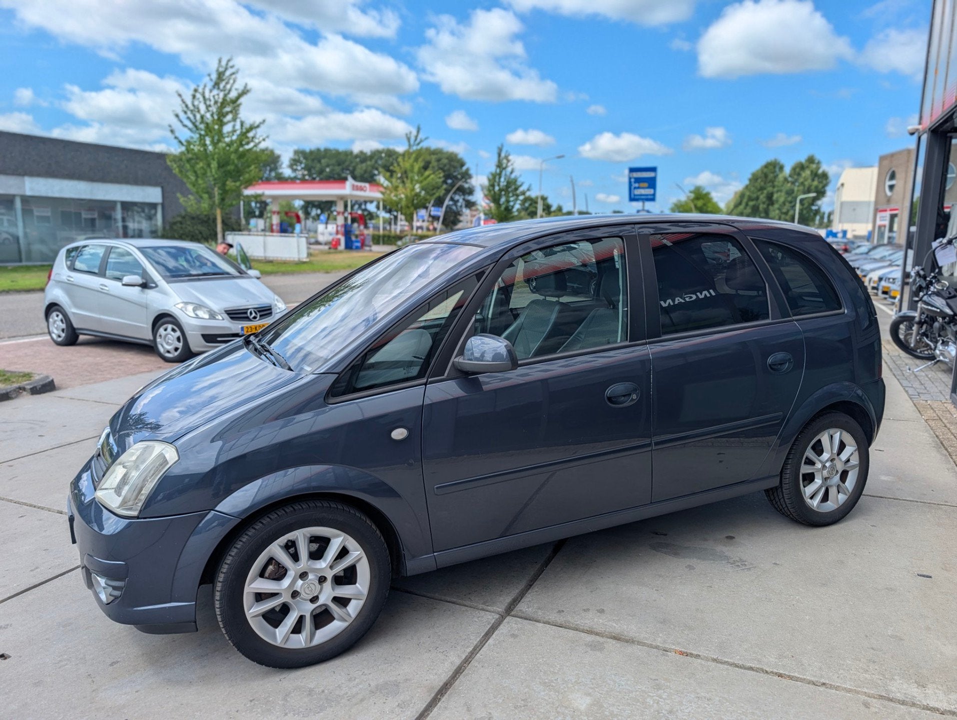 Opel Meriva 1.6-16V Cosmo - Leer - Nieuwe Apk -, Auto's, Voorwielaandrijving, Gebruikt, Zwart, 4 cilinders