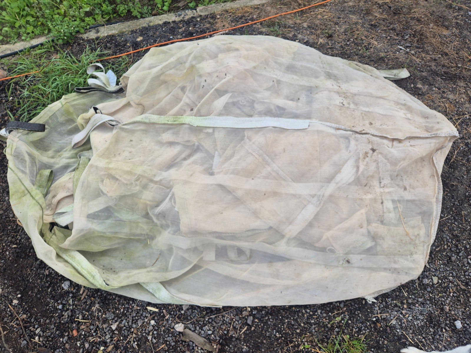 haardhout opslag  gaas bigbag 1,5 m3, Tuin en Terras, Minder dan 3 m³, Ophalen of Verzenden