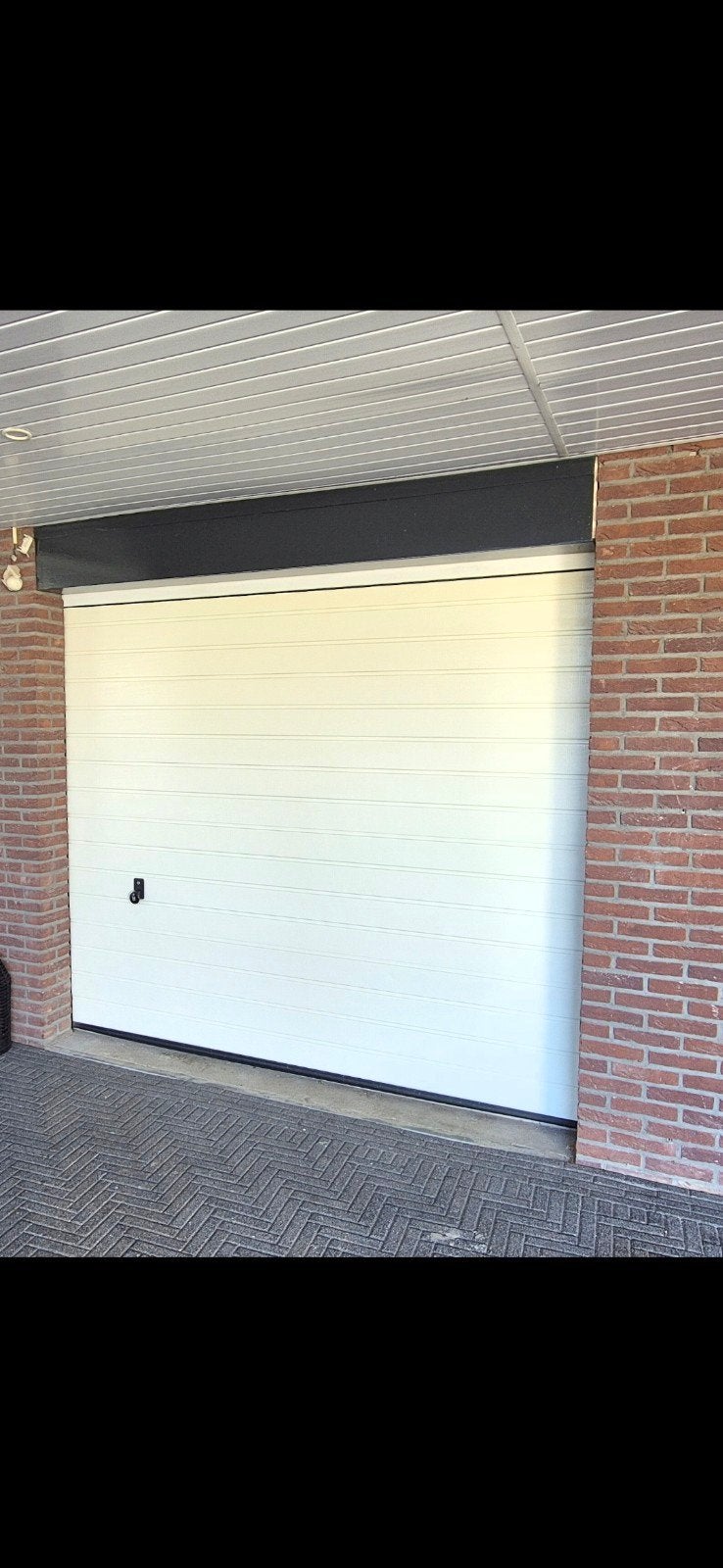 Hormann sectionaaldeur LPU40-133 promatic motor, Ophalen, Garagedeur, Zo goed als nieuw, Metaal