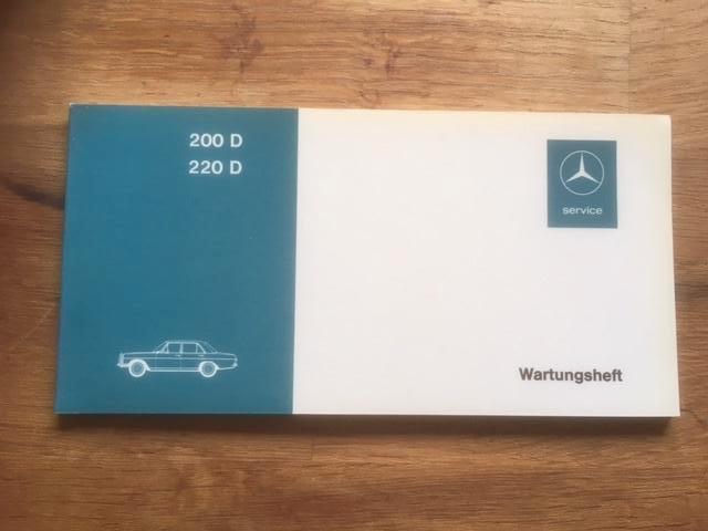 Blanco onderhoudsboekje Mercedes-Benz   200  -  200D    1971, Auto diversen, Handleidingen en Instructieboekjes, Ophalen of Verzenden