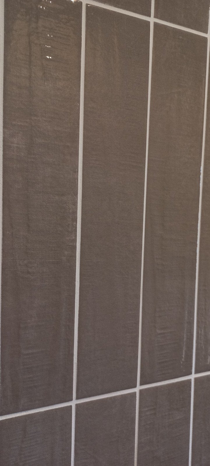Nieuw: 60 taupe langwerpige pastorelli tegels, Ophalen, 30 cm of meer, Steen of Klei, 50 tot 150 cm