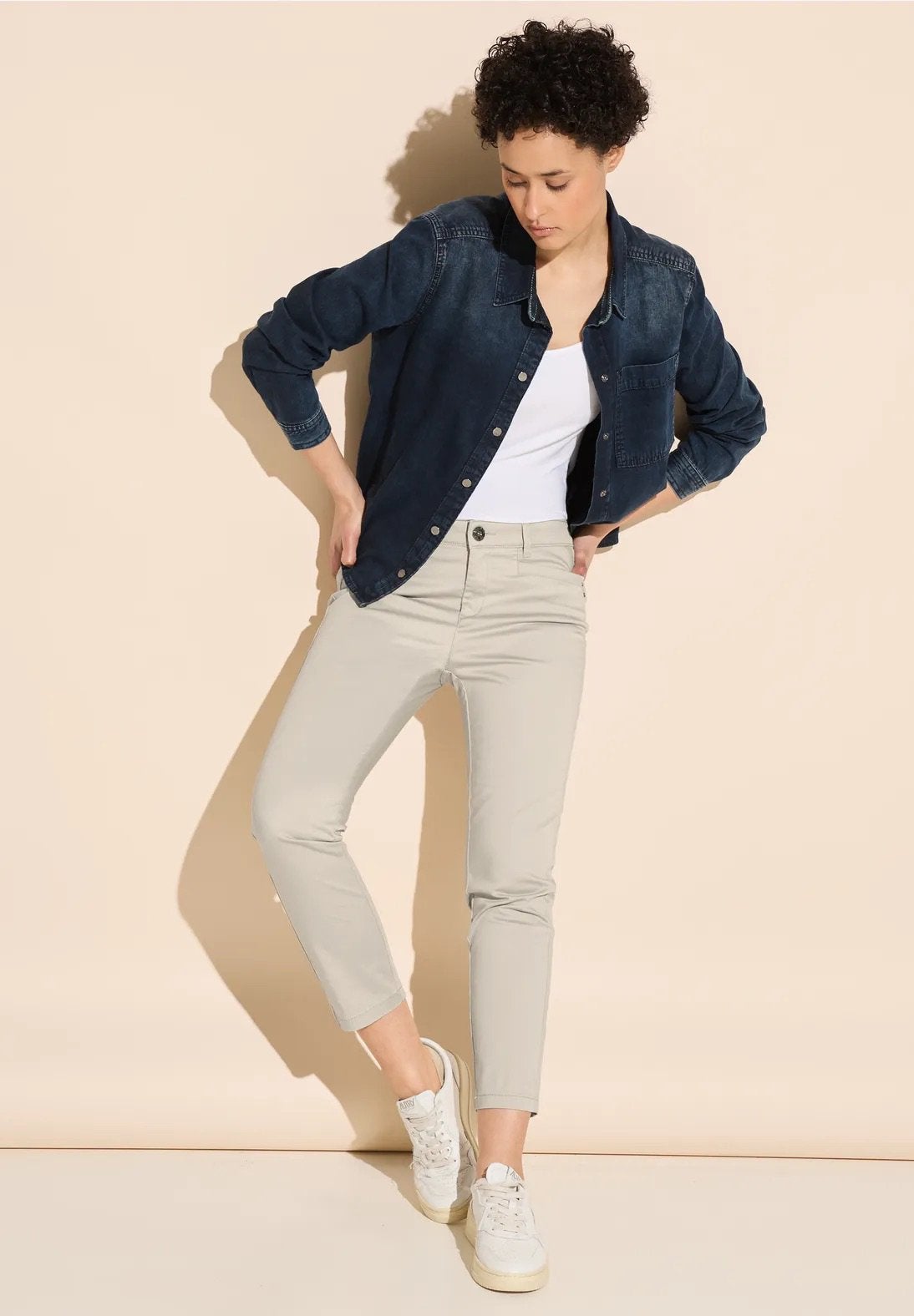Street One broek 42, Blauw, Maat 42/44 (L), Ophalen of Verzenden, Zo goed als nieuw