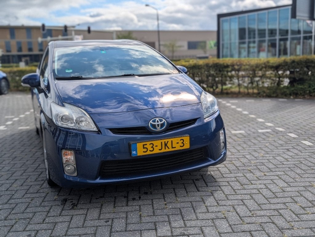 Toyota Prius 1.8 Full Hybrid 136PK Aut 2009 Blauw, 1345 kg, 4 cilinders, Blauw, Origineel Nederlands