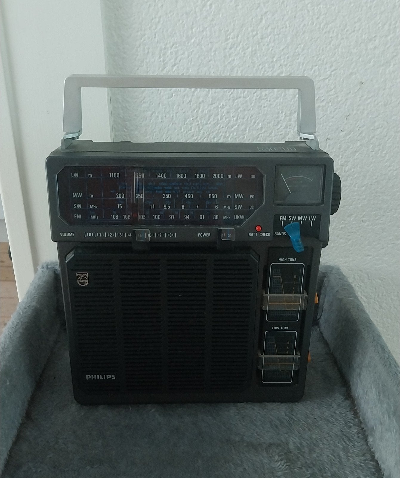 Philips 860 Draagbare Radio  Wereldontvanger, Ophalen of Verzenden, Gebruikt, Wereldontvanger