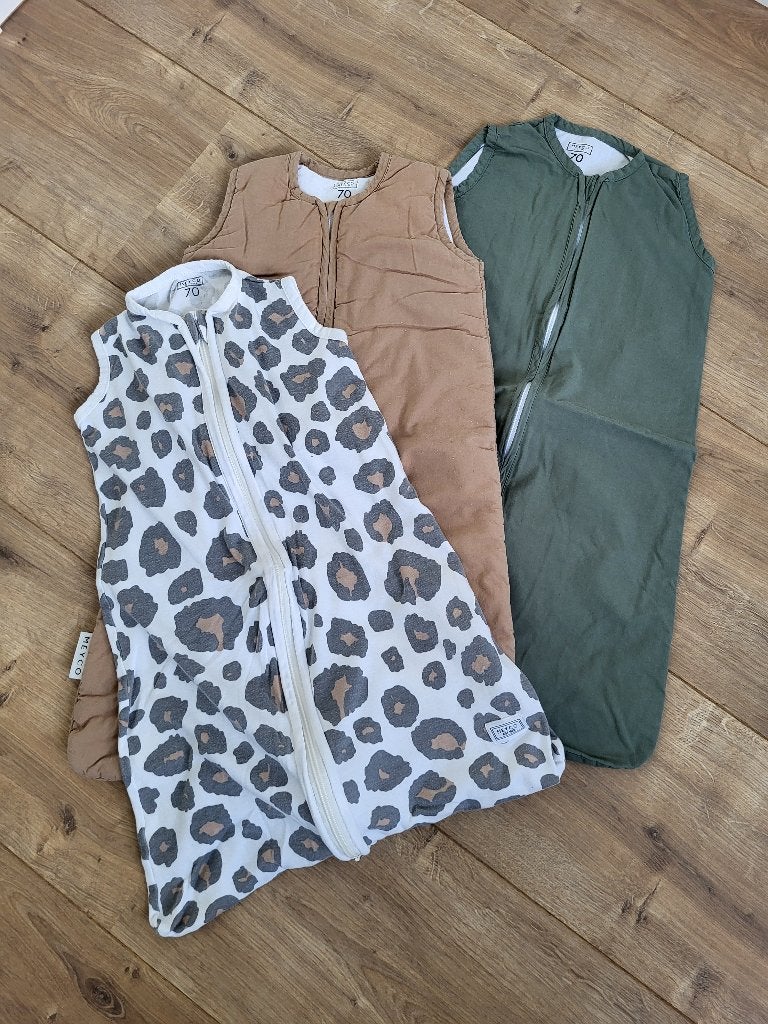Baby slaapzakken – Meyco, Hema & Prenental, Kinderen en Baby's, Ophalen of Verzenden, Hema, Zo goed als nieuw, Beige