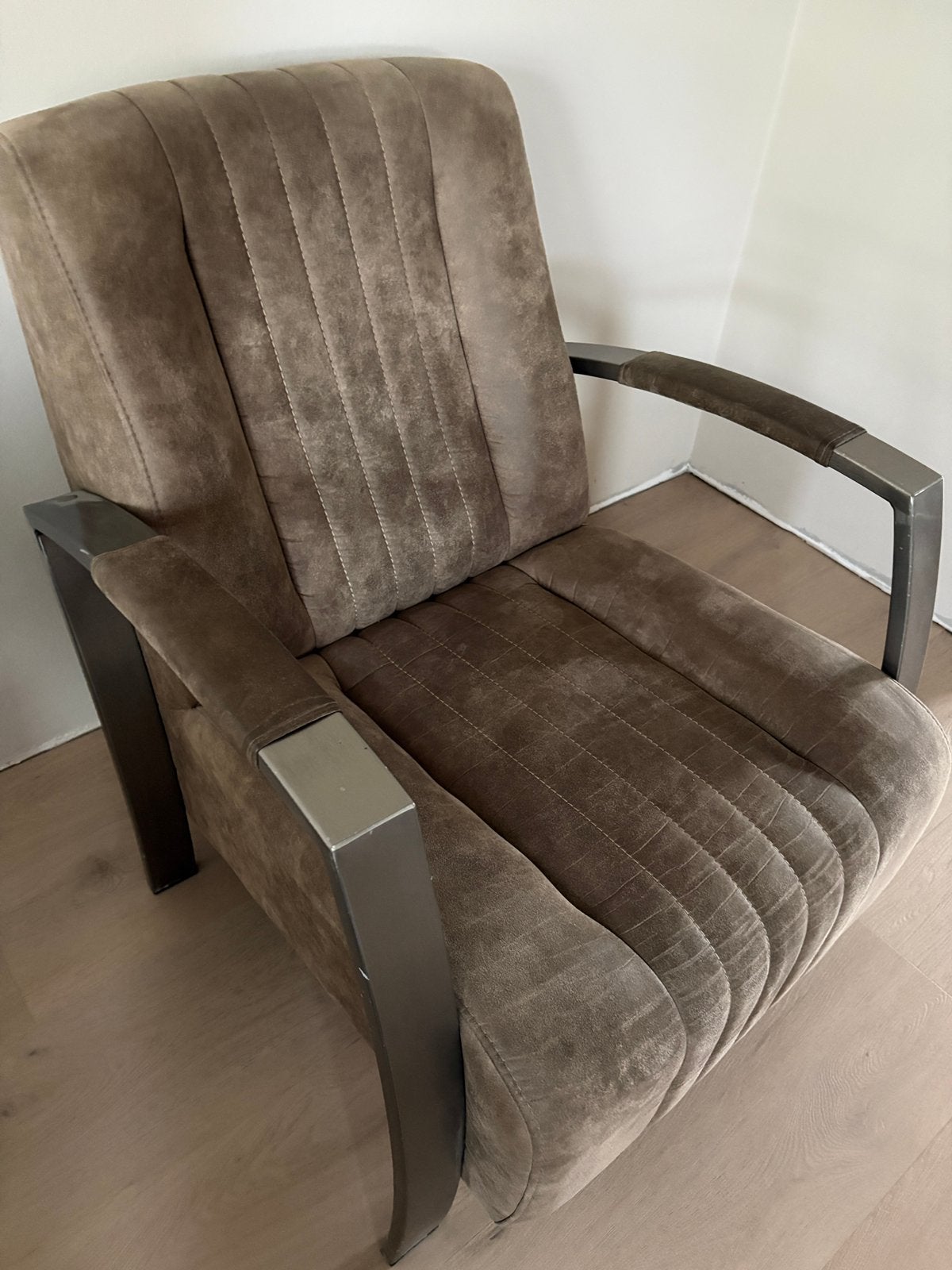 Fauteuil (netjes), Ophalen, 75 tot 100 cm, Zo goed als nieuw, Stof