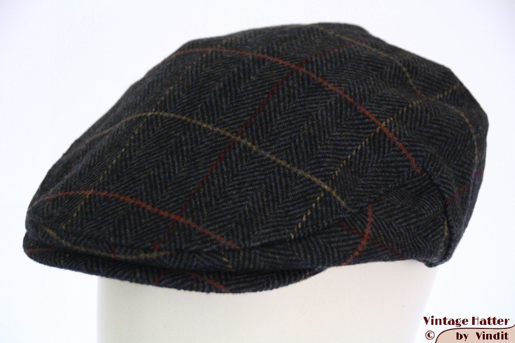 flatcap Platte pet Hawkins blauw vissengraat 59 en 60 nieuw, Kleding | Heren, Hoeden en Petten, 60 cm (XL, 7½ inch) of meer, Nieuw