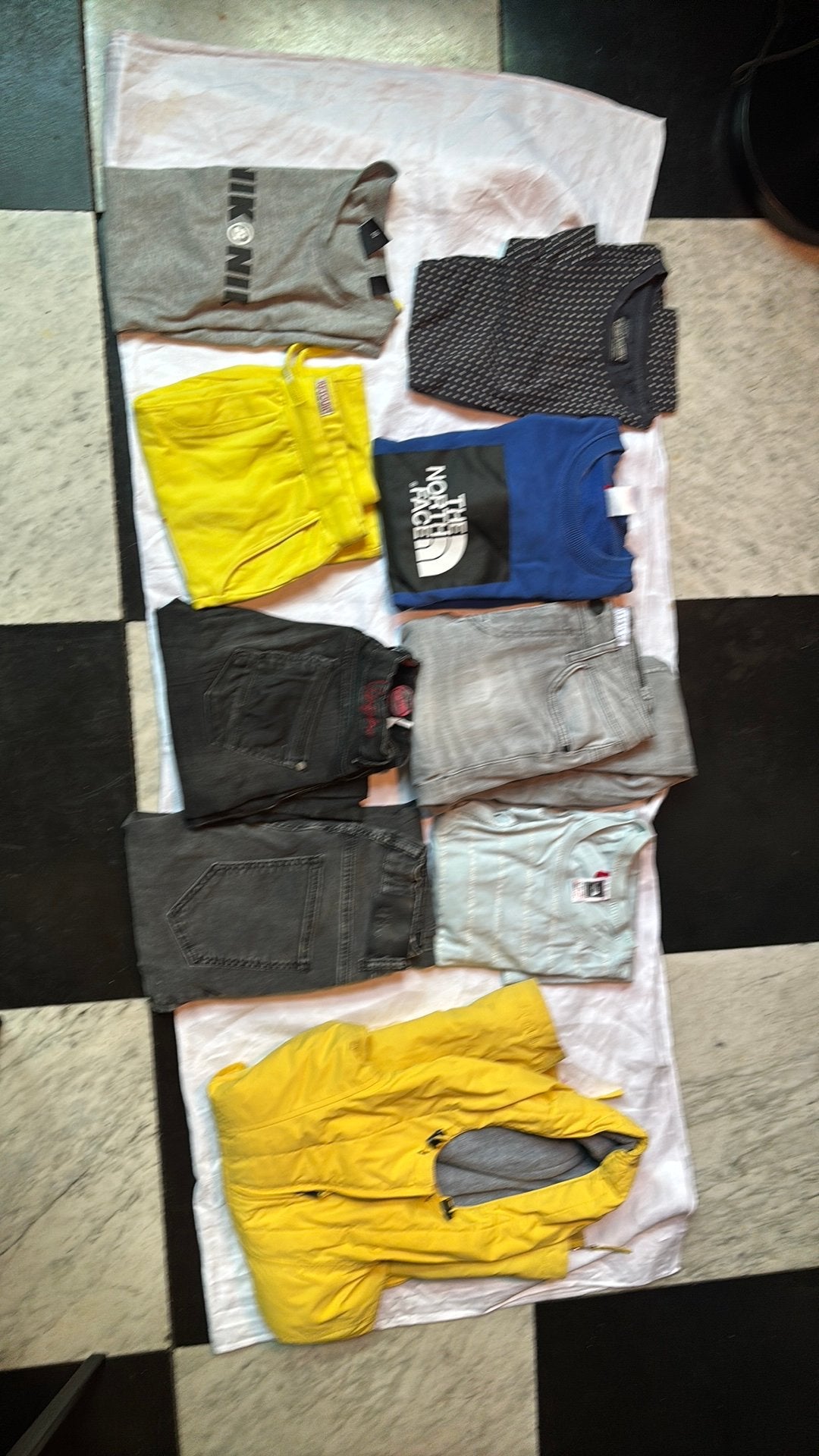 pakket jongen maar 164 The North Face, Napapijri, Kinderen en Baby's, Ophalen of Verzenden, Zo goed als nieuw, Jongen, Broek