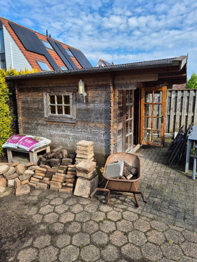 Blokhut, Tuin en Terras, Tuinhuizen, Ophalen, 250 tot 500 cm, Blokhut, 1 raam