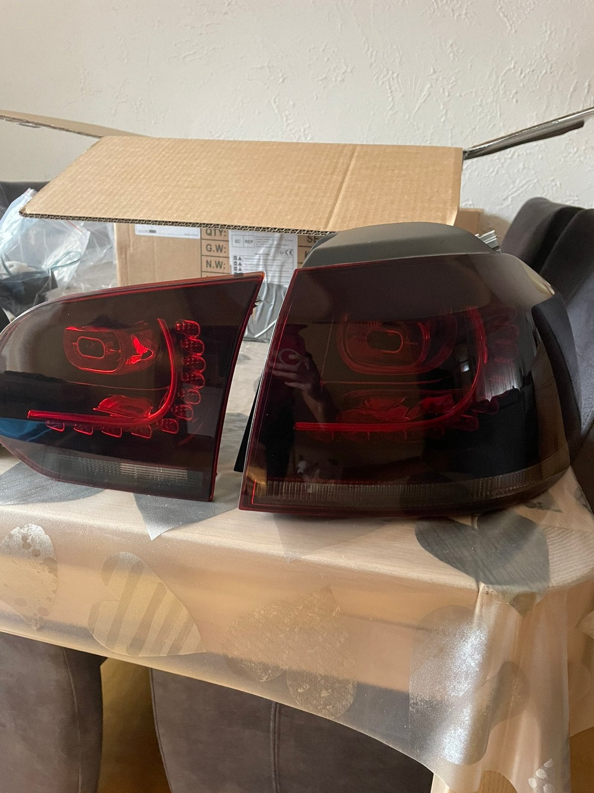 Golf 6 achterlichten LED, Auto-onderdelen, Verzenden, Gebruikt