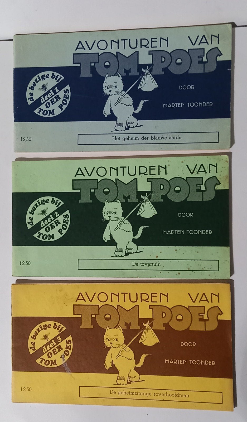 Avonturen van Tom Poes - Begin jaren '70 - Goede staat, Boeken, Stripboeken, Meerdere stripboeken, Ophalen of Verzenden, Gelezen