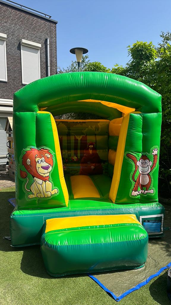 Te huur jungle springkussen, Ophalen, Zo goed als nieuw, Overige
