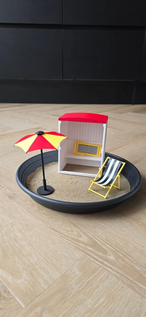 Strandcamping Katwijk met parasol en ligstoel, Ophalen of Verzenden