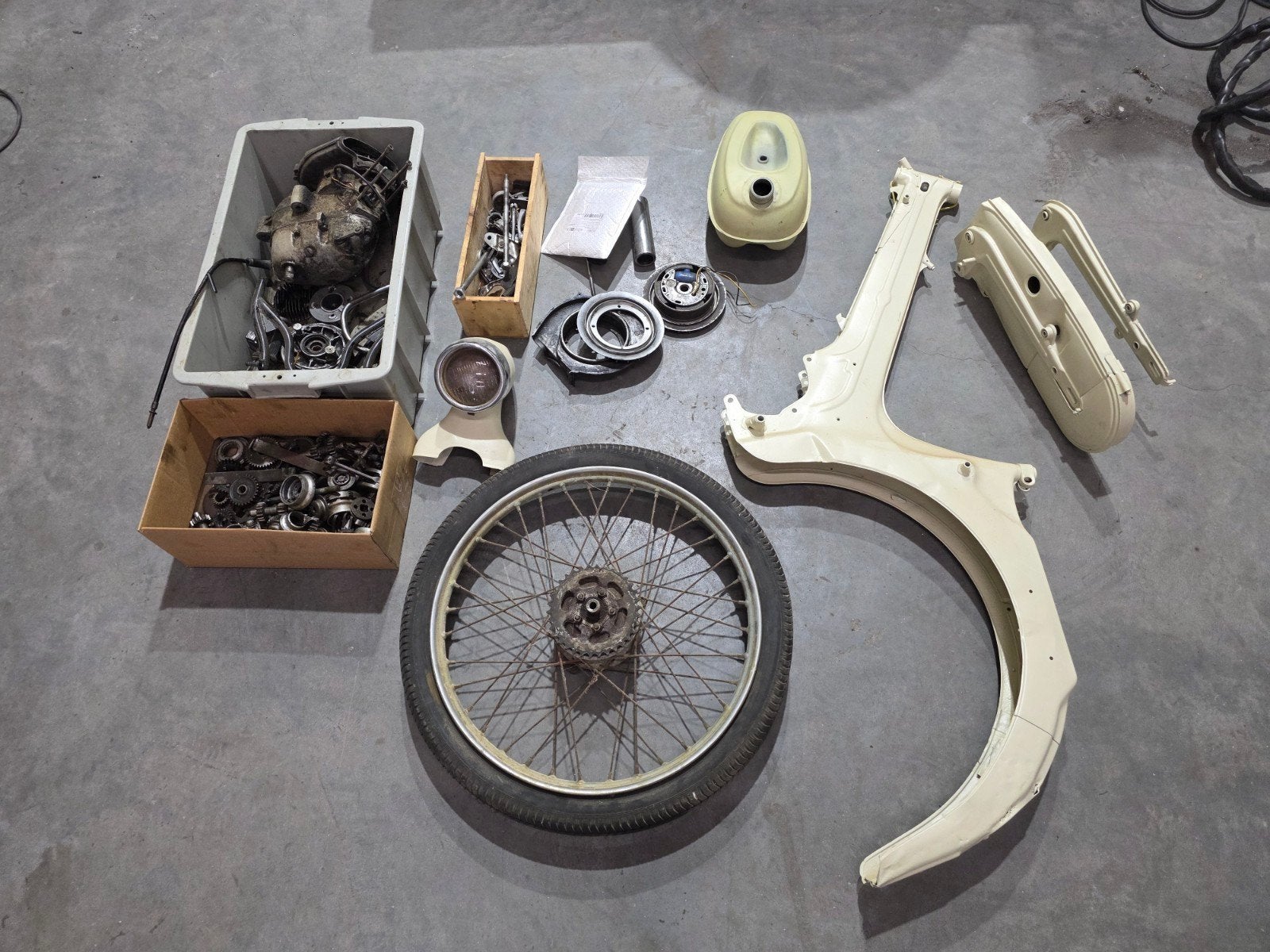 Puch MV / VS 50 project / onderdelen, Ophalen, Gebruikt