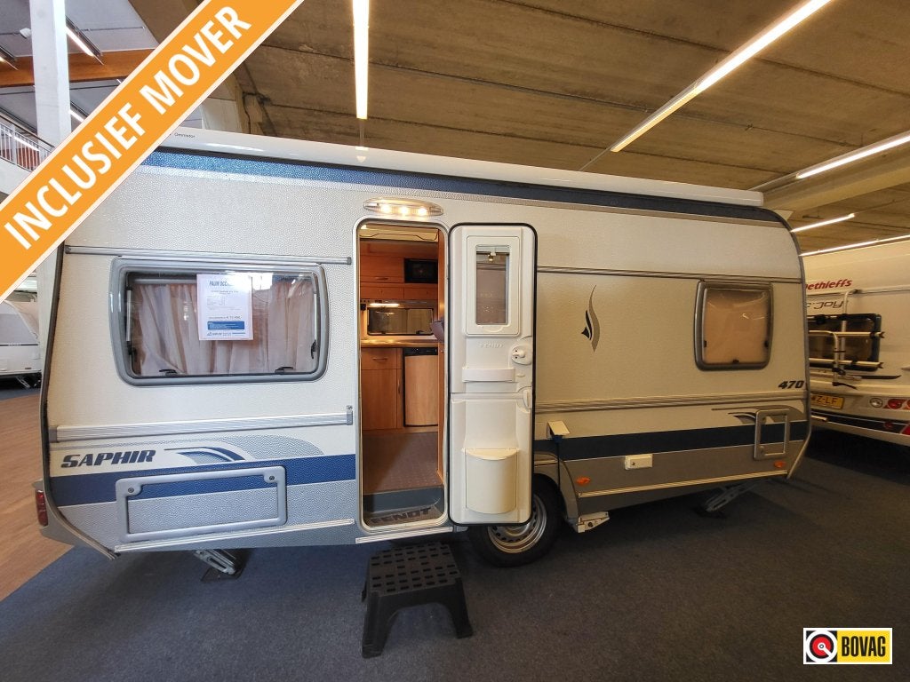 Fendt Saphir 470 TFB; zeer netjes en compleet, Caravans en Kamperen, Rondzit, Bedrijf, Overige typen, Fendt