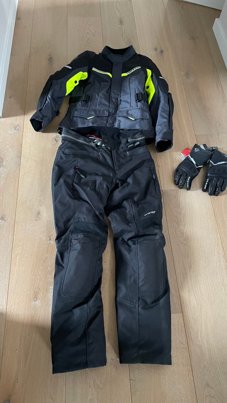 REV’IT! Motorpak (Jas, Broek, rugprotector) - Gore-Tex, Ophalen of Verzenden, Nieuw zonder kaartje, Dames, Combipak
