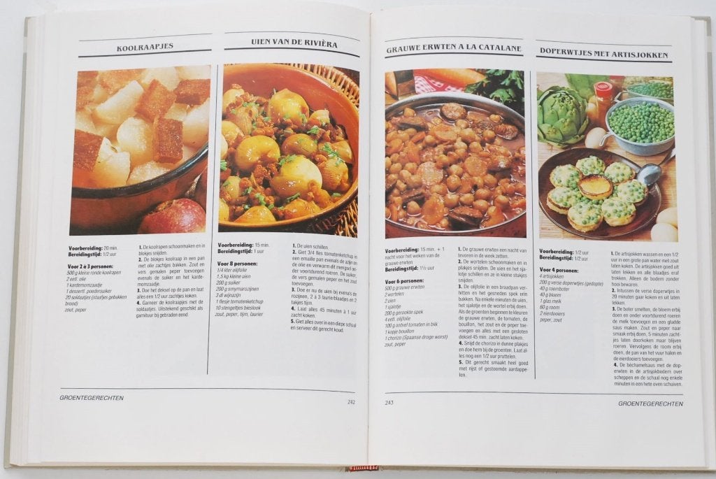 Koken in Kleur: 400 Smakelijke Recepten - Kookboek jaren 80, Verzenden, Zo goed als nieuw, Hoofdgerechten, Nederland en België