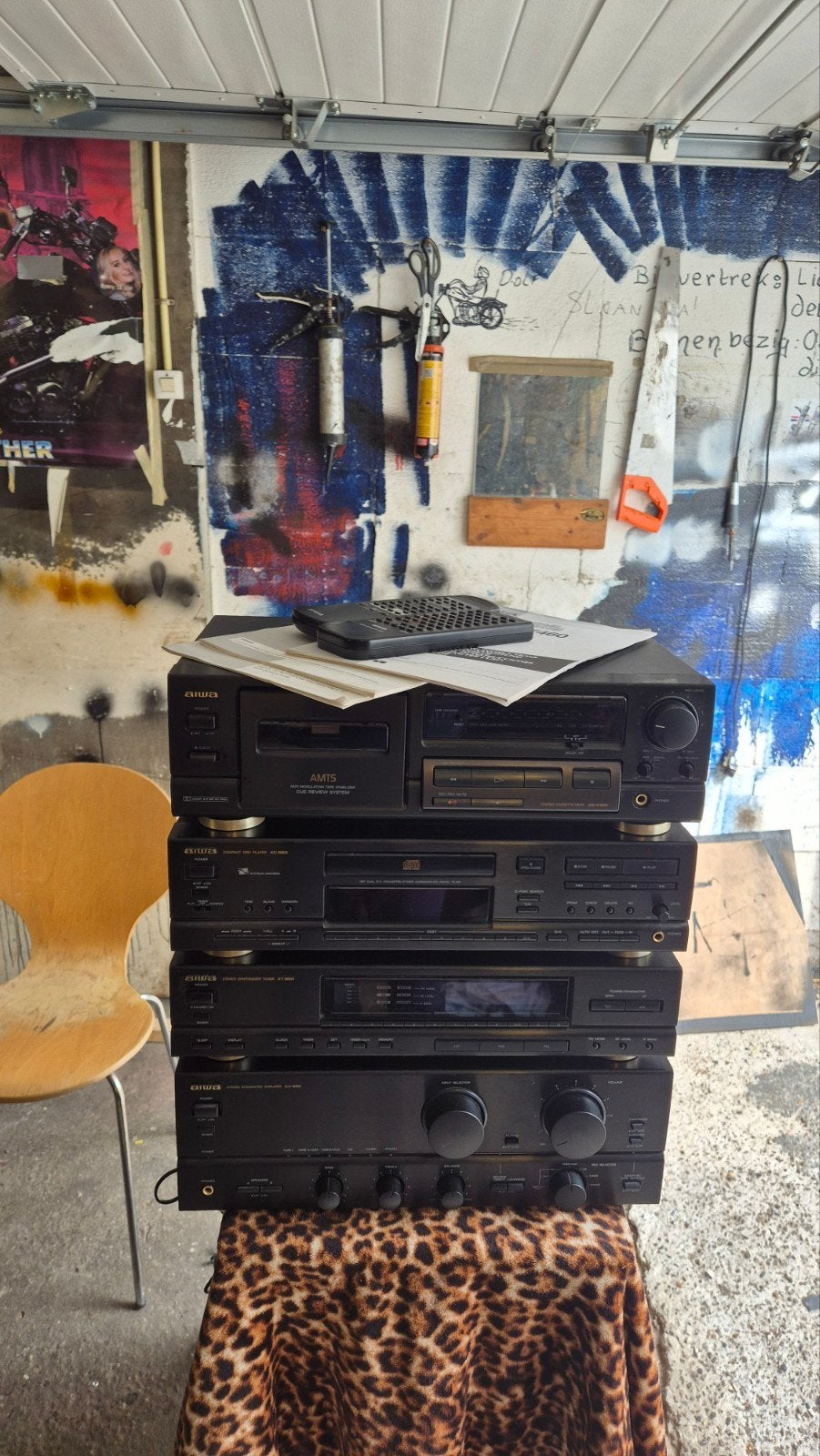 Aiwa Stereo Set Top staat ., Overige merken, Tuner of Radio, Zo goed als nieuw, Losse componenten