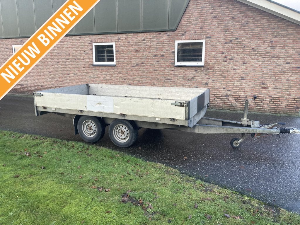 Plateauwagen aanhanger aanhangwagen tandemasser 2004, Auto diversen, Aanhangers en Bagagewagens, Gebruikt