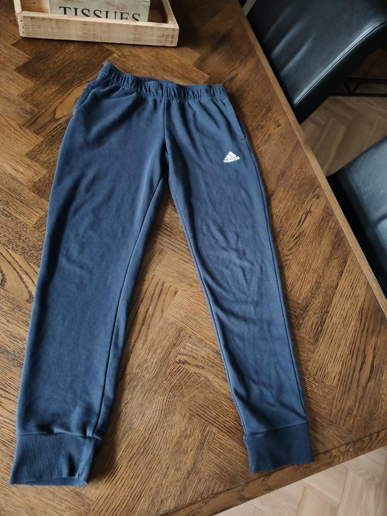 Adidas joggingbroek maat S donkerblauw, Overige typen, Ophalen of Verzenden, Maat 36 (S), Gedragen