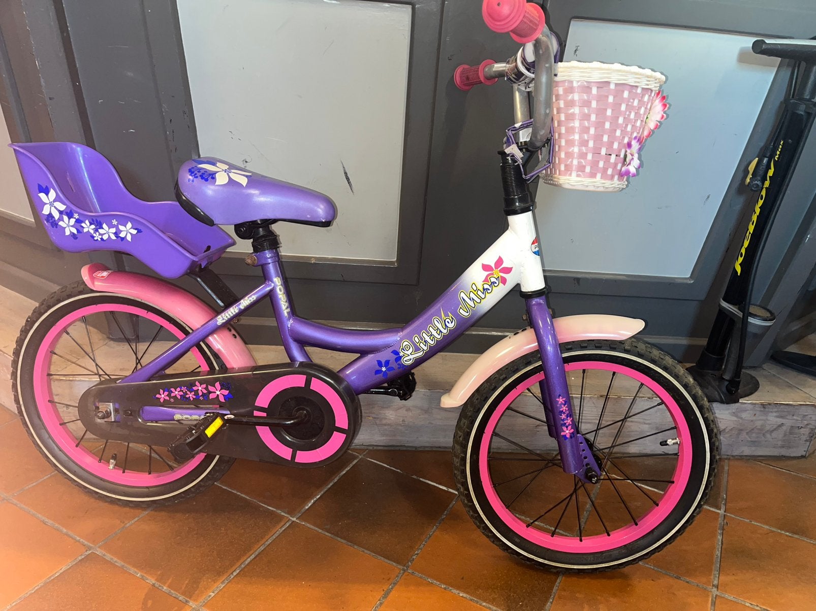 POPAL Little Miss 16" meidenfiets Terugtraprem z.g.a.n., Ophalen, Terugtraprem, 16 tot 20 inch, Info@popal.nl