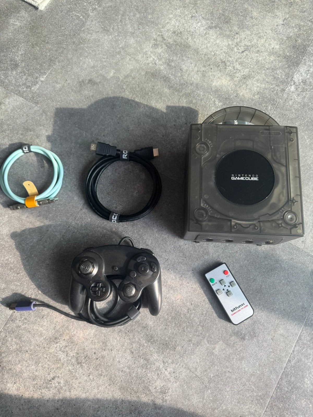 Nintendo Gamecube USBC picoboot Hdmi swiss, Zwart, Met games, Ophalen of Verzenden, Zo goed als nieuw