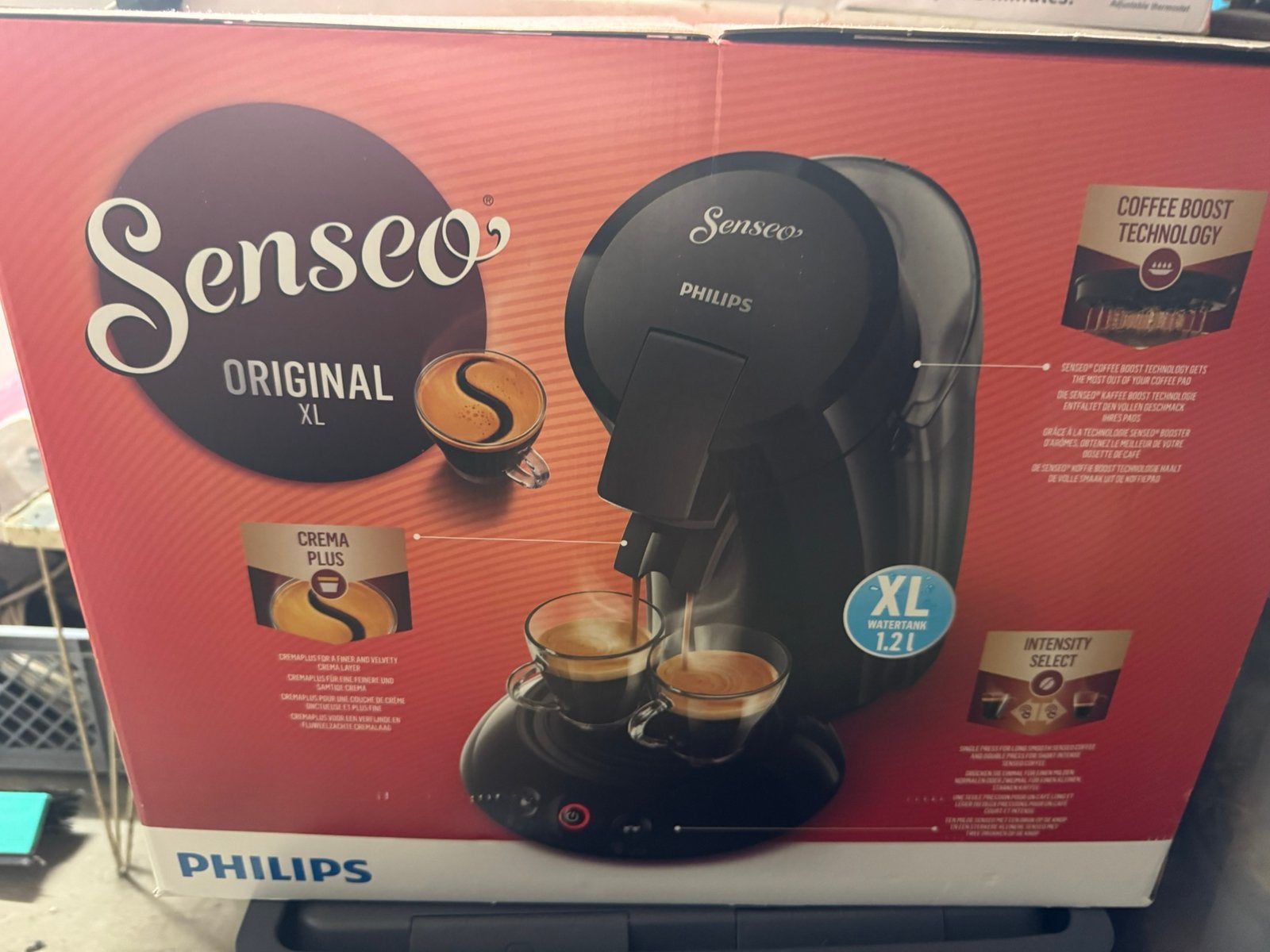 Senseo nieuw, 2 tot 4 kopjes, Ophalen of Verzenden, Zo goed als nieuw, Koffiemachine