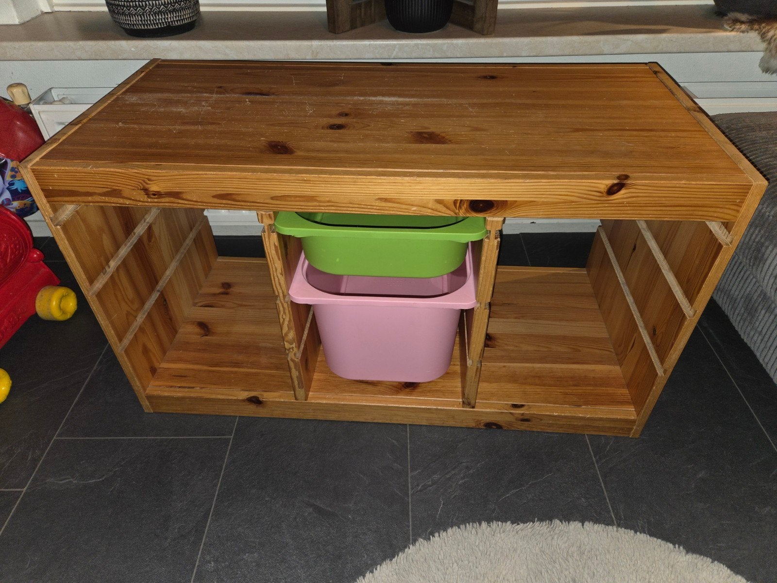IKEA Trofast kast met 2 opbergbakken, Ophalen, Gebruikt, 75 tot 100 cm, Minder dan 50 cm