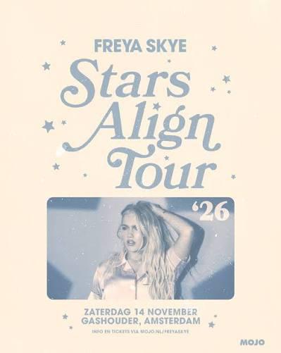 FREYA SKYE - Gashouder Amsterdam - 14 nov. 2026, Twee personen, November