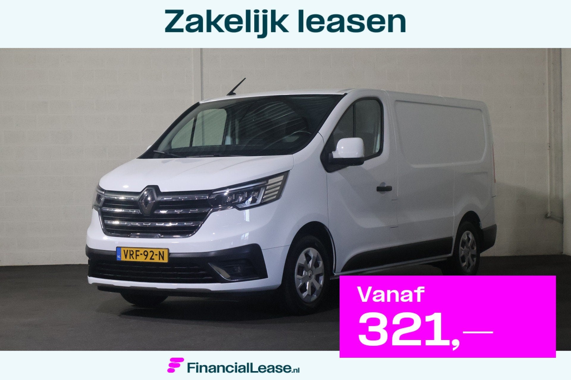 Renault Trafic 2.0 dCi 130pk L1 H1 Work Edition Inrichting, Voorwielaandrijving, Stof, Gebruikt, Euro 6