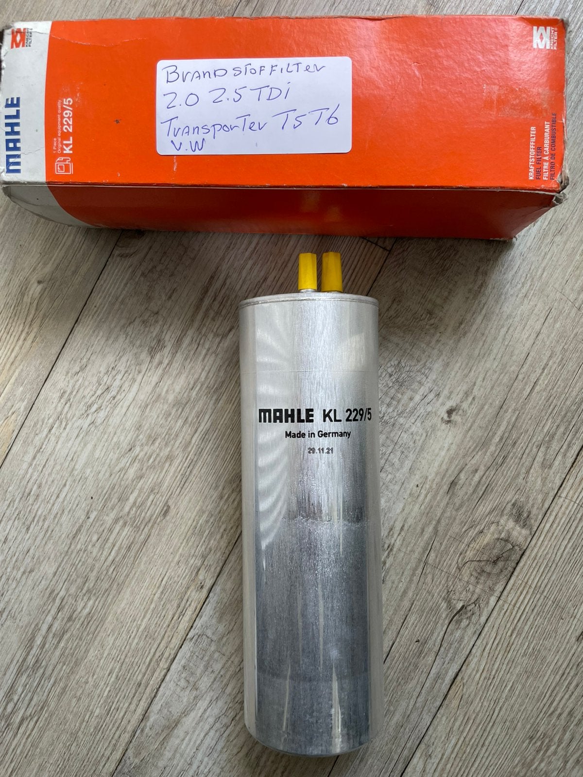 Nieuw Mahle brandstoffilter VW Transpoter T5 T6, Ophalen of Verzenden, Nieuw