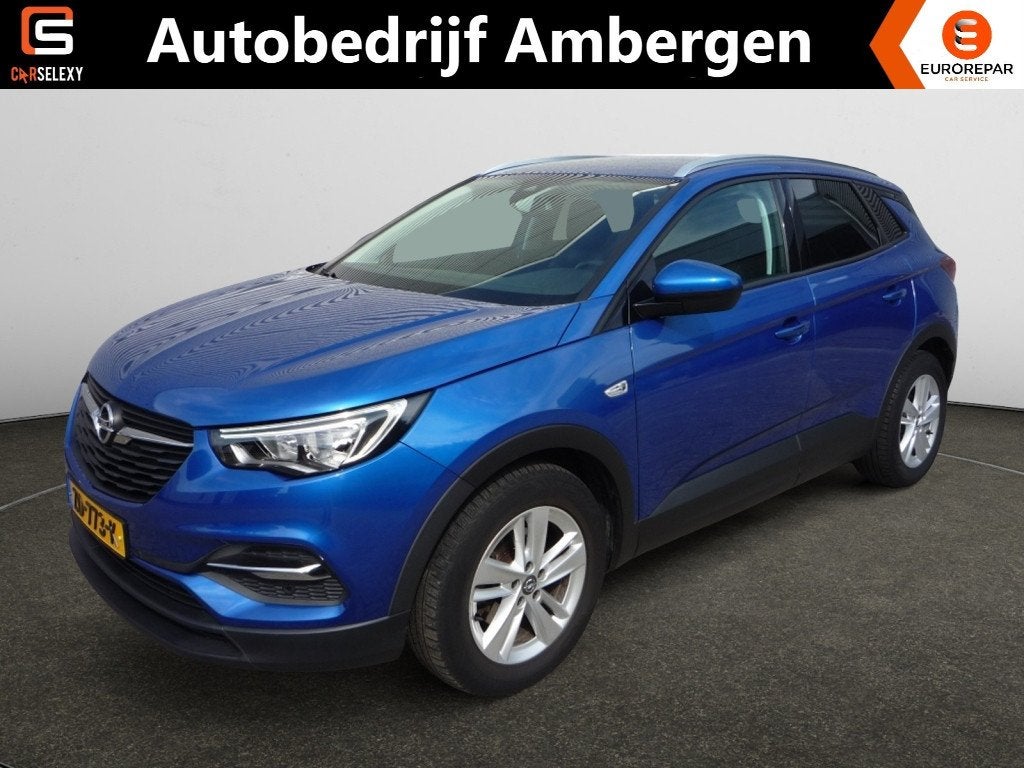 Opel Grandland X 1.2 Turbo (130Pk) Business+ Navi Camera Tr., Auto's, Voorwielaandrijving, Gebruikt, 1199 cc, Blauw