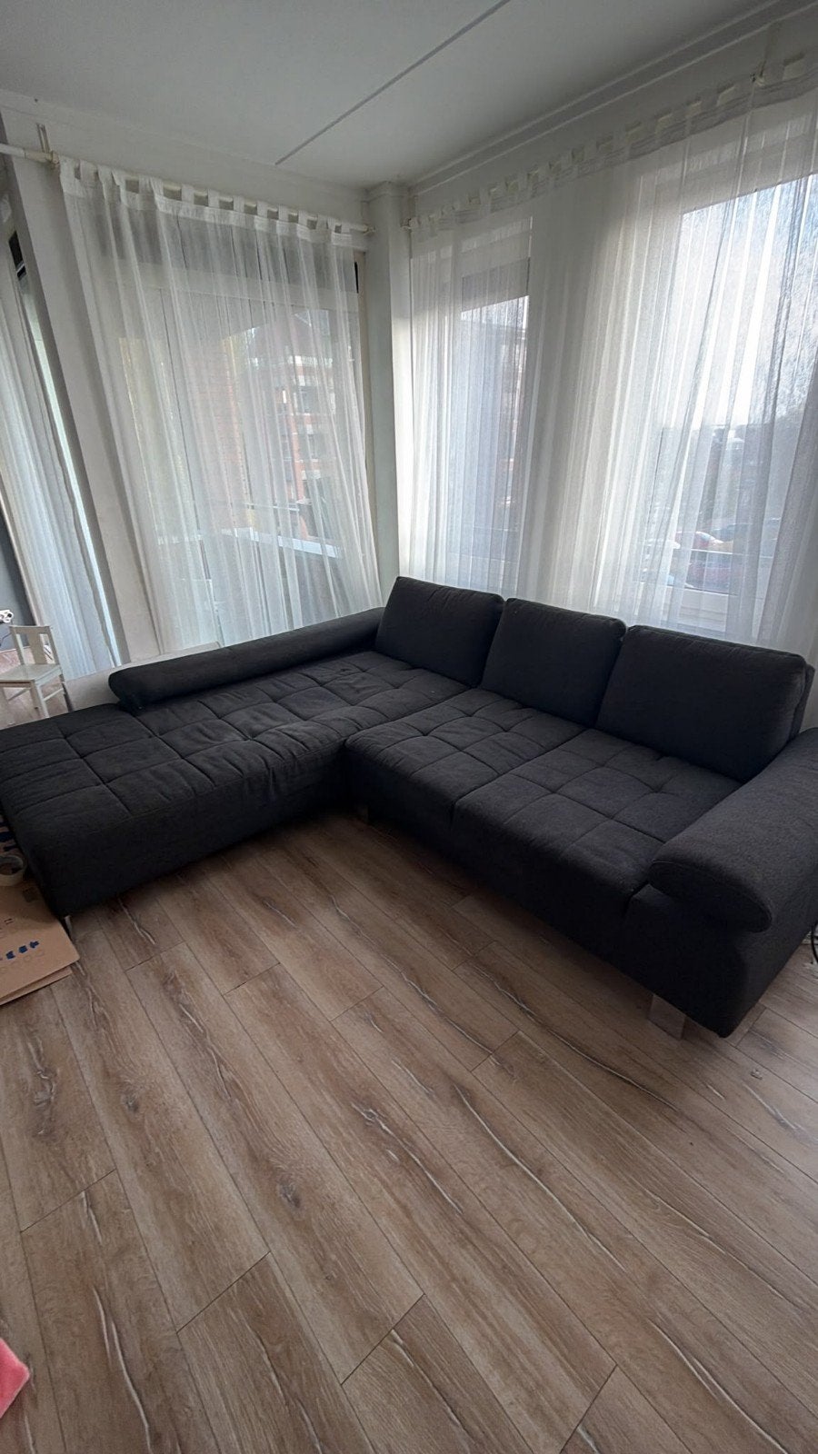 lounge hoekbank afm.270x220 Gratis, Ophalen, Gebruikt